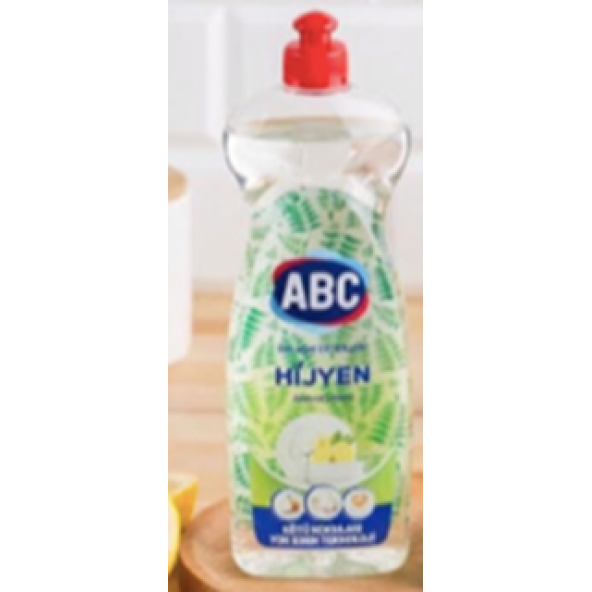 ABC HİJYEN BULAŞIK DETERJANI LİMONLU 670 ürün görseli 1