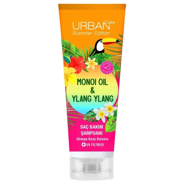 Urban Care Monoi Oil & Ylang Ylang Güneşe Karşı Koruyucu Saç Bakım Şampuanı 250 ml ürün görseli 1