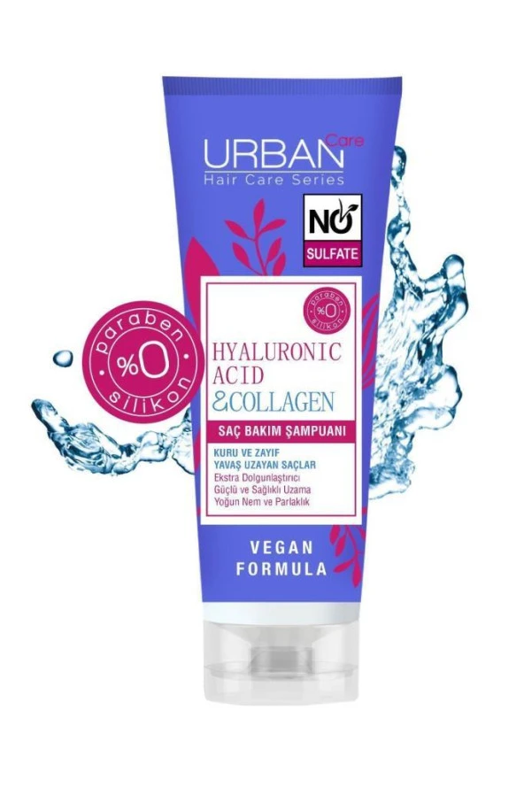 Urban Care Hyaluronic Acid & Collagen Saç Bakım Şampuanı 250 ml ürün görseli 1
