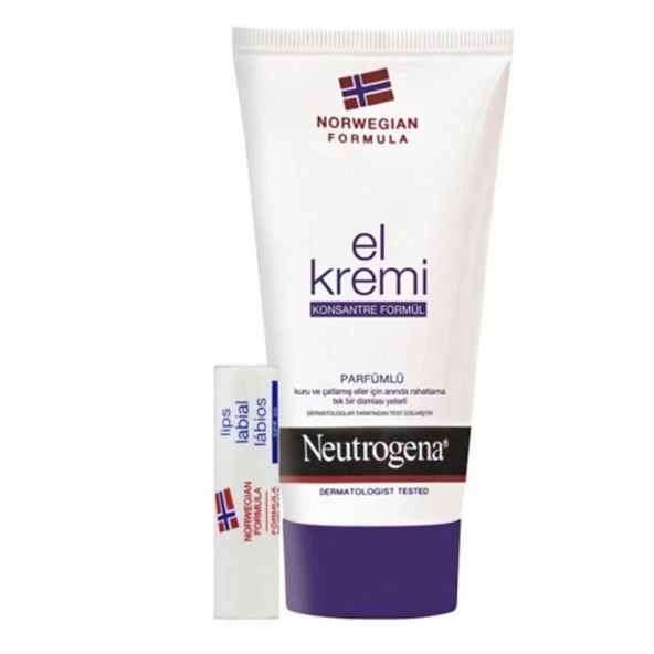 Neutrogena El Kremi Parfümlü + Dudak Kremi Hediye ürün görseli 1