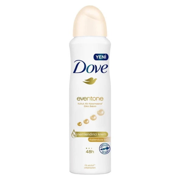 Dove Even Tone Kadın Sprey Deodorant 150 Ml ürün görseli 1