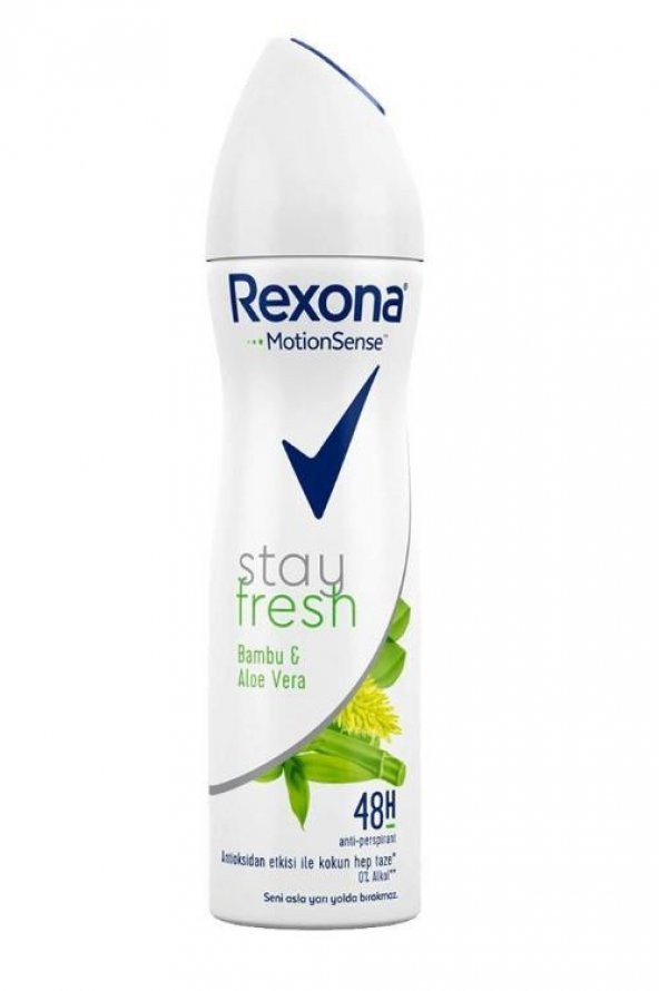 Rexona Motionsense Stay Fresh Bambu & Aloe Vera Kadın Deodorant 150 ml ürün görseli 1