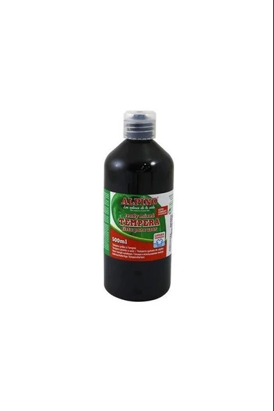 Alpino Sulu Boya Tempera 250 ML Siyah Sulu Boya ürün görseli 1