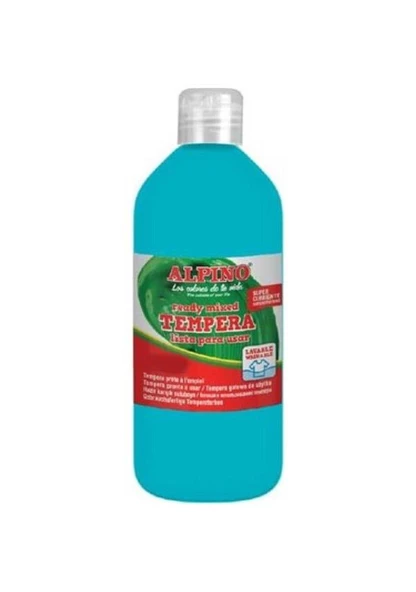 Alpino Tempera Suluboya 250 ML Açık Mavi Suluboya ürün görseli 1