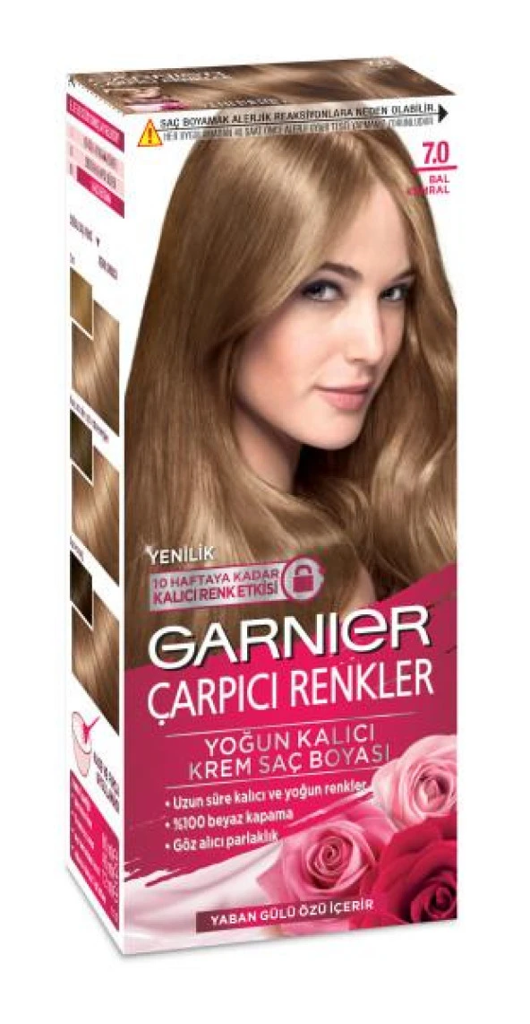 Garnier Çarpıcı Renkler Krem Saç Boyası - 7.0 Bal Kumral ürün görseli 1