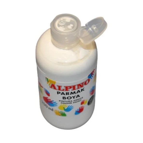 Alpino 250 ML Beyaz Parmak Boyası ürün görseli 1