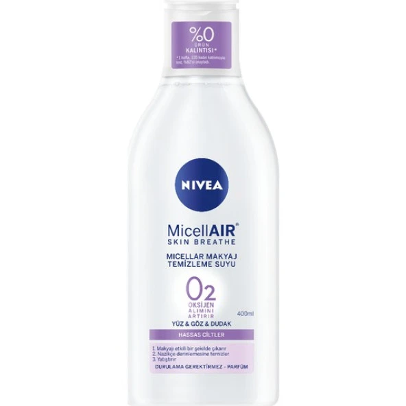 Nivea BB Clean Hassas Ciltler Temizleme Suyu 400ml ürün görseli 1