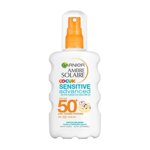 Garnier Ambre Solaire Sensitive Advanced Spf 50+ Çocuk Sprey 200 ml ürün görseli 1