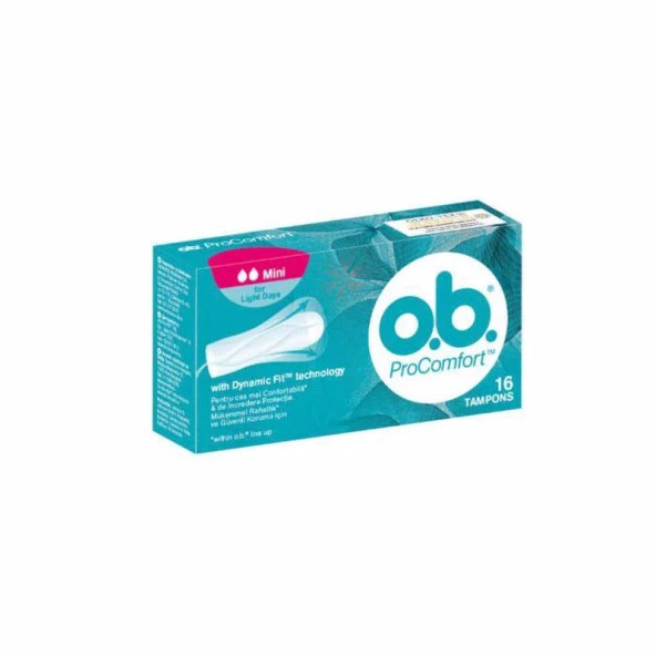 O.B. Pro Comfort Mini Tampon 16'lı ürün görseli 1