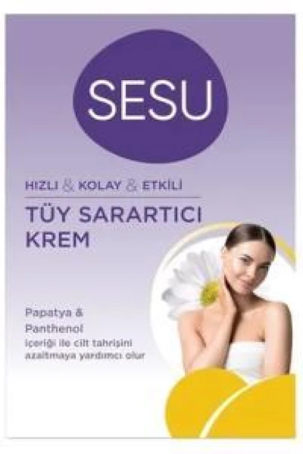 Sesu Tüy Sarartıcı Krem Papatya Özlü 35gr + 18gr ürün görseli 1