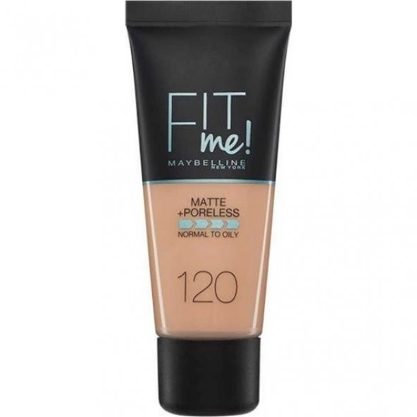 Maybelline Fit Me Matte+Poreless Likid Fondöten No: 120 Classic Ivory ürün görseli 1