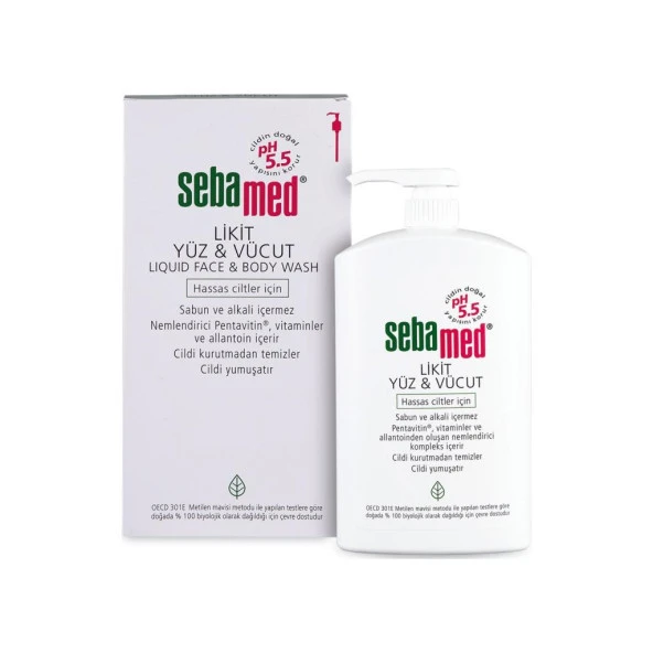 Sebamed Likit Yüz ve Vücut Temizleyici Jel 1000 ml ürün görseli 1