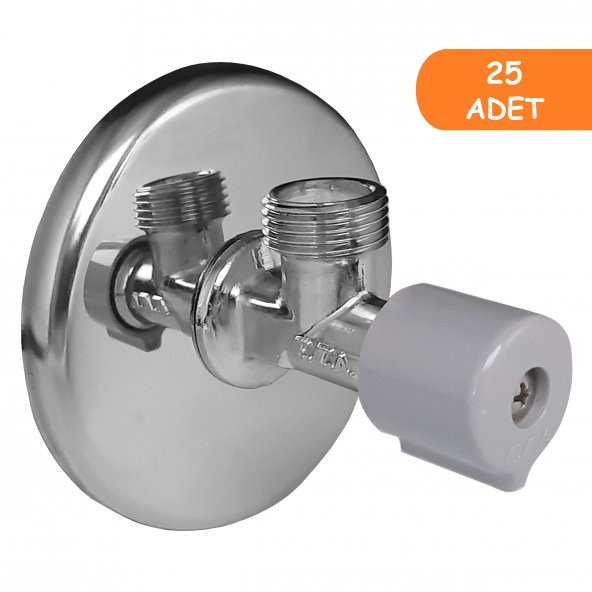 25 Adet ECA Filitreli Ara Musluk Rozetli 102111526 ürün görseli 1