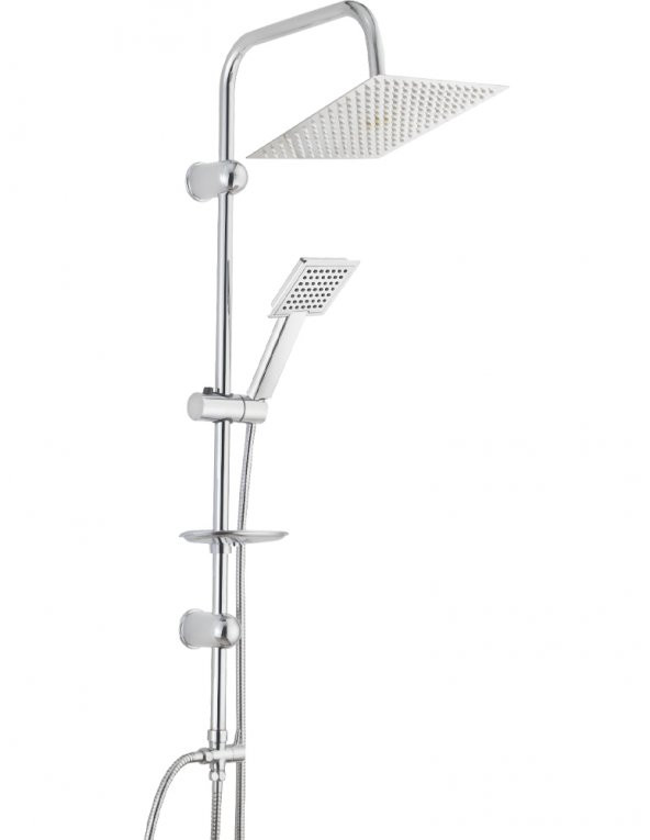 AR Ark Banyo Kare Takım Duş Kolonu Slim Tepe Duş Seti 102158035 ürün görseli 1