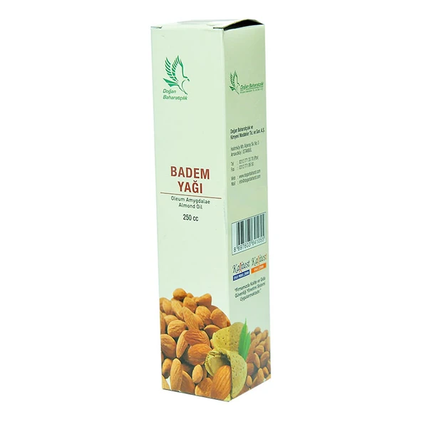Badem Yağı Cam Şişe 250 cc - Resim 2
