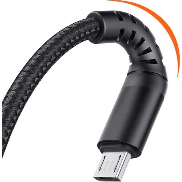Mcdodo CA-2280 Micro USB Hızlı Data-Şarj Kablo 20cm-Siyah - Resim 2