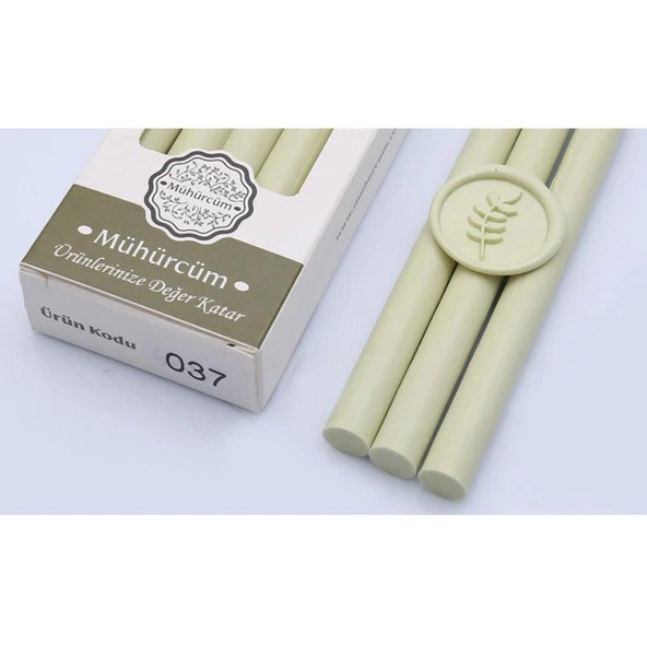 Mühür Mumu Çubuk 11mmx120mm 10 lu Paket Model: 37 ÜZÜM BEYAZ ürün görseli 1