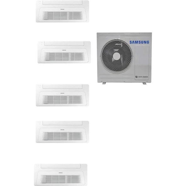 Samsung Wind Free Multi Tek Yön Kaset 1+5 Sistem (AJ100TXJ5KH/EA) 9+9+9+9+18 Btu İç 10 kw Dış Ünite ürün görseli 1