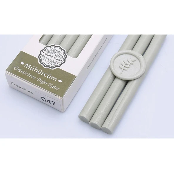 Mühür Mumu Çubuk 11mmx120mm 10 lu Paket Model: 47 YEŞİL KİL ürün görseli 1