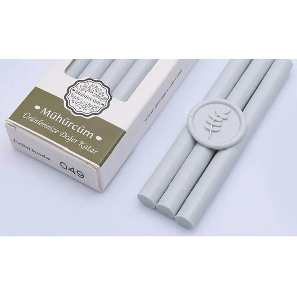 Mühür Mumu Çubuk 11mmx120mm 10 lu Paket Model: 49 GRİ KİL ürün görseli 1