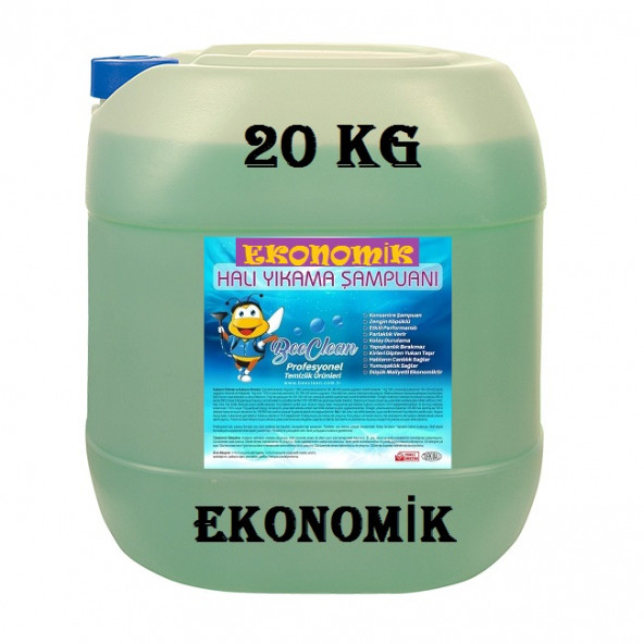 BeeClean 20 Kg Halı Yıkama Şampuanı & Koltuk Yıkama Şampuanı Ekonomik YEŞİL EHŞ 30 - 20 - 10 ürün görseli 1