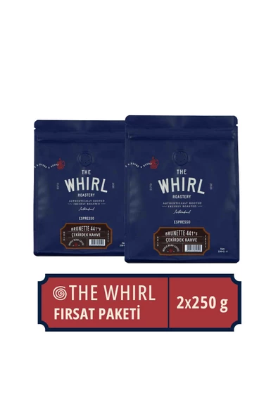 The Whirl Espresso Brunette 441°F Çekirdek Kahve Fırsat Paketi 250 gr x 2 Adet ürün görseli 1