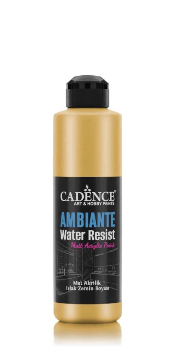 Cadence Ambiante Metalik Islak Zemin Boyası AWM03 Altın 250ML + Katalizör 10GR ürün görseli 1