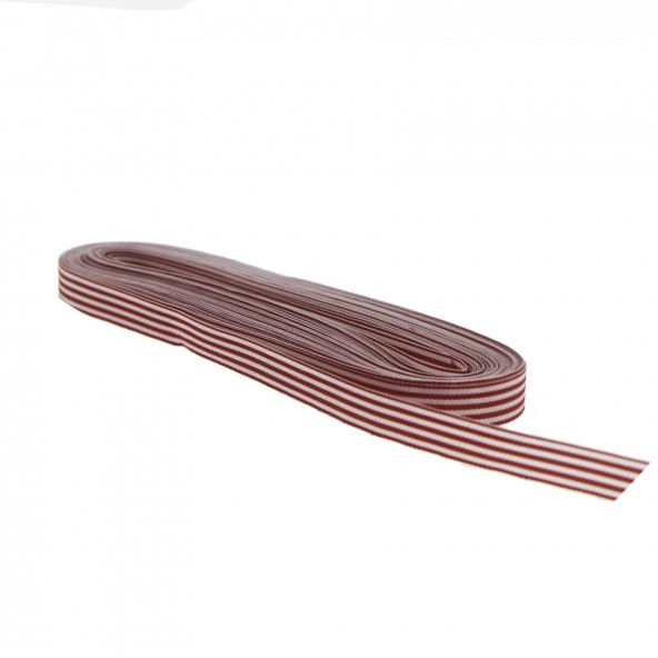 1cm x 10metre Çizgili Kumaş Kurdela ürün görseli 1