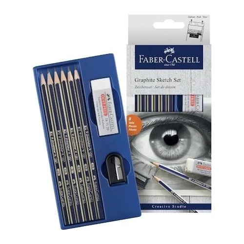 Faber Castell Goldfaber Dereceli Kalem Çizim Seti ürün görseli 1