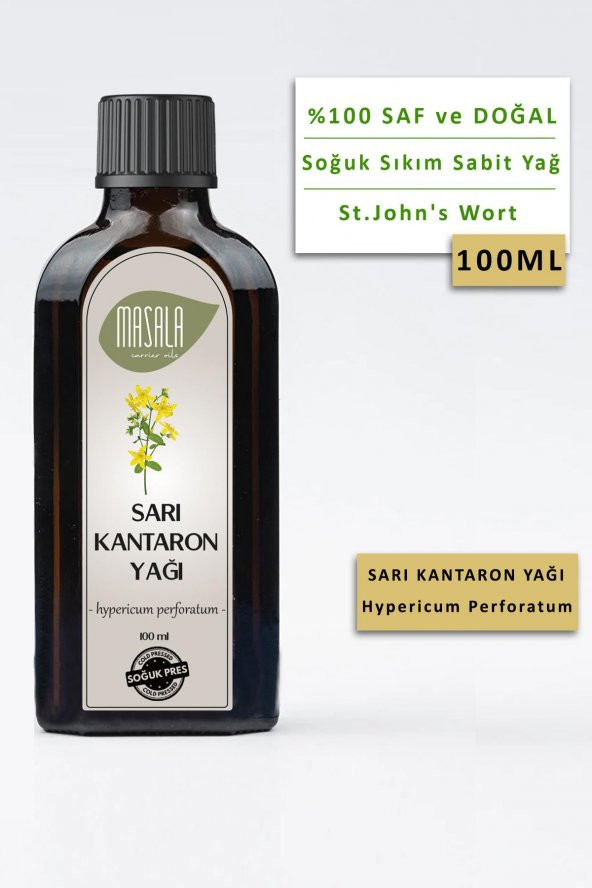 Masala Sarı Kantaron Yağı 100 ml. - Binbirdelik Otu Yağı ürün görseli 1