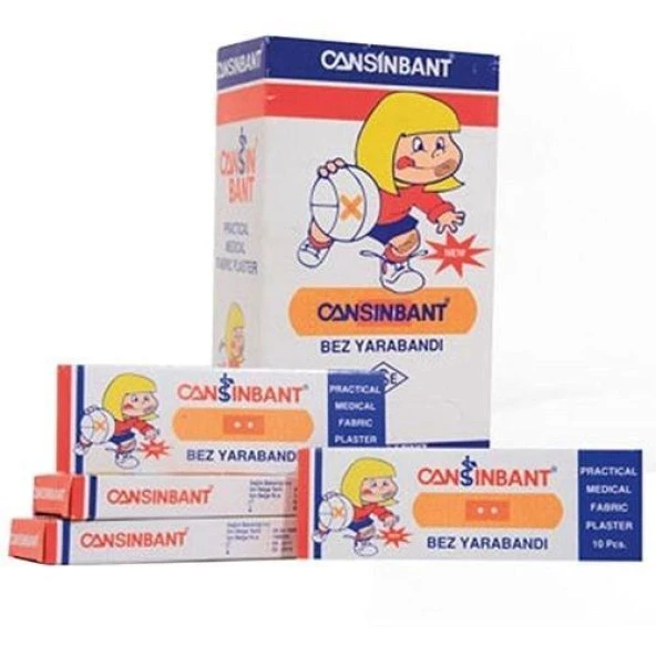 CANSIN BANT BEZ YARA BANDI 10 LU x 30 PAKET ürün görseli 1