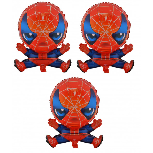 Spiderman 3 Adet Büyük Boy 41cmx56cm Folyo Balon (Helyum) No:5 ürün görseli 1