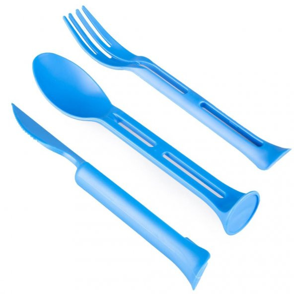 Evolite Combo 3 in 1 Çatal Kaşık Set (MAVİ) ürün görseli 1