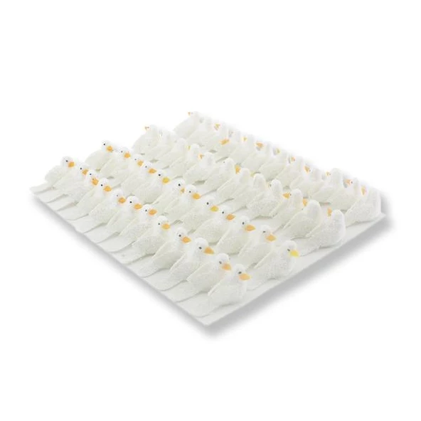 48 Adet 3x1cm Strafor Köpük Güvercin Kuş ürün görseli 1