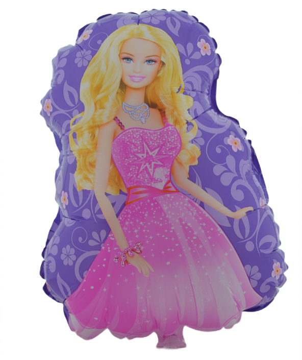 Barbie Büyük Boy 42cmx52cm Folyo Balon Helyum No10 ürün görseli 1