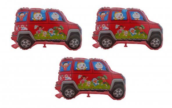 Doraemon 3 Adet Büyük Boy 60cmx38cm Folyo Balon Helyum No11 ürün görseli 1