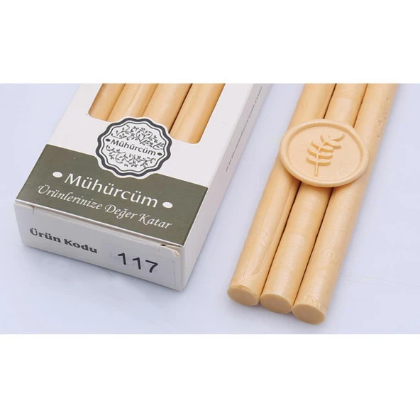 Mühür Mumu Çubuk 11mmx120mm 10 lu Paket Model: 117 KAVUN CANTALOUPE ürün görseli 1
