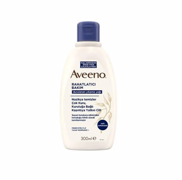 Aveeno Rahatlatıcı Bakım Durulanan Yıkama Yağı 300 ml ürün görseli 1