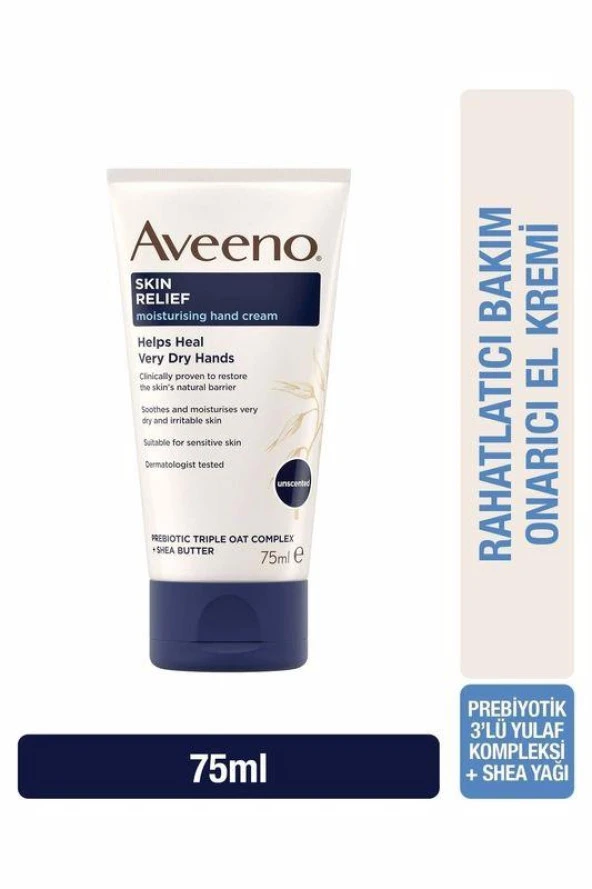 Aveeno Rahatlatıcı Bakım Onarıcı Parfümsüz El Kremi 75 ml ürün görseli 1