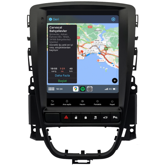 Opel Astra J Android Multimedya Sistemi (2010-2019) CRV-4381XDT - Resim 6