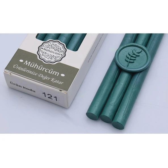 Mühür Mumu Çubuk 11mmx120mm 10 lu Paket Model: 121 JUNİPERUS YEŞİL ürün görseli 1