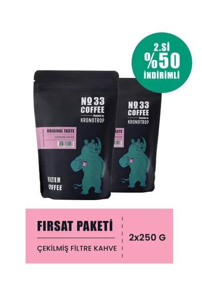 Kronotrop No 33 Çekilmiş Filtre Kahve 2.%50 İndirimli ürün görseli 1