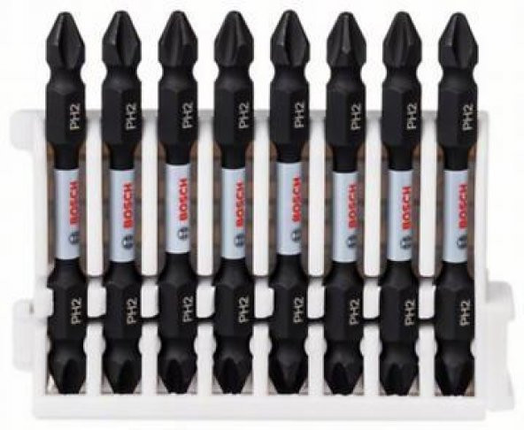 BOSCH ImpactC Vidalama Çift Uç PH2*65mm 8´li 2.608.522.337 ürün görseli 1