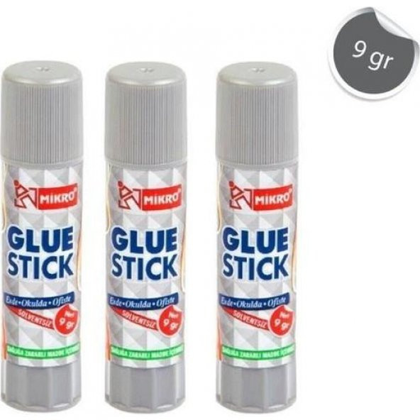 Mikro Stick Yapıştırıcı 9 Gr. - 3 Adet ürün görseli 1