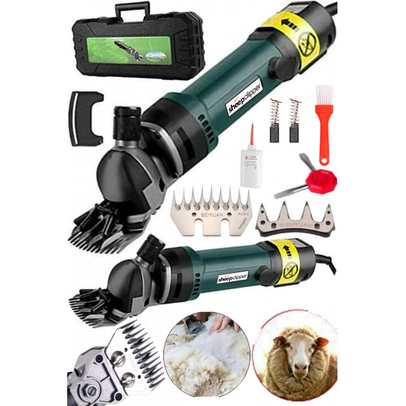 Sheep Clipper Beıyuan Bıçak Metal Şanzuman Devir Ayarlı Keçi&koyun Kırkma Makinası 5200 W ürün görseli 1
