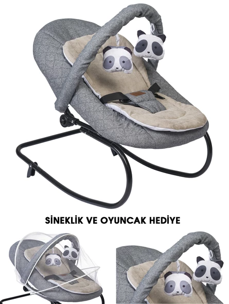 Baby Home 330 Hug Anakucağı - Kademeli - Sallanır - Sabitlenebilir - Oyuncaklı - Bebek Puseti ürün görseli 1