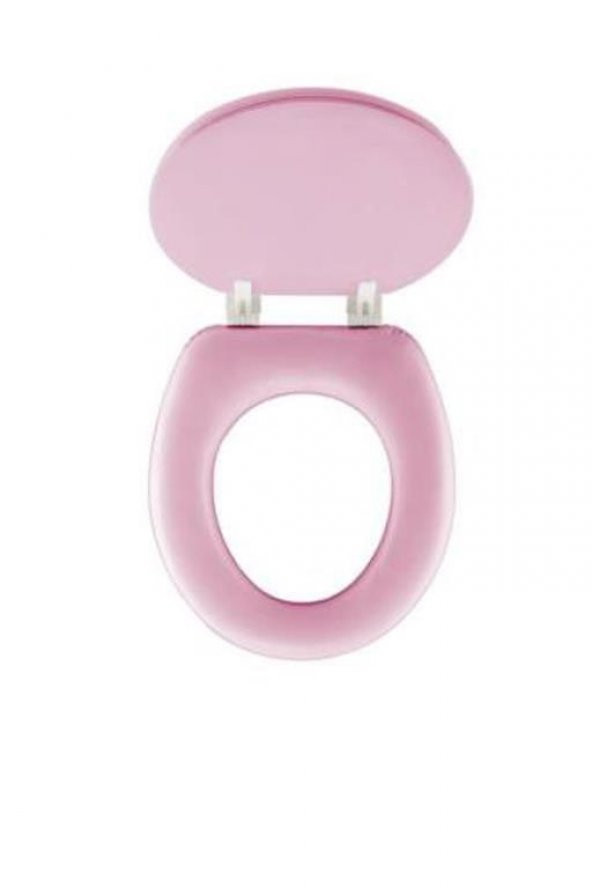 Jumbo Yumuşak Klozet Kapağı Pembe - Resim 3