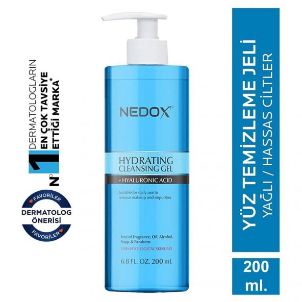 NEDOX Yağlı Ve Akneye Eğilim Gösteren Ciltler Için Yüz Temizleme Jeli 200 ml ürün görseli 1