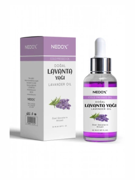 NEDOX Lavanta Yağı %100 Doğal Bitkisel Özel Gecelerin Ritueli Lavender Oil 50 Ml ürün görseli 1