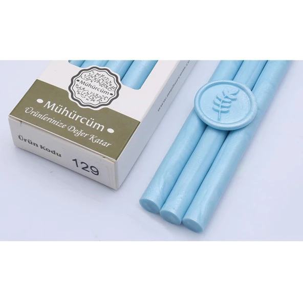 Mühür Mumu Çubuk 11mmx120mm 10 lu Paket Model: 129 MAVİ BULUT ürün görseli 1